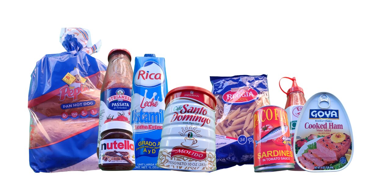 Lebensmittel im Colmado Blu