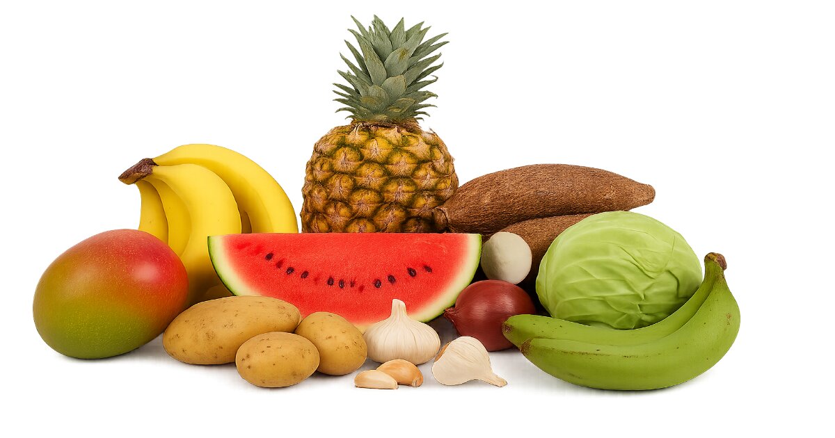 Obst und Gemüse im Colmado Blu