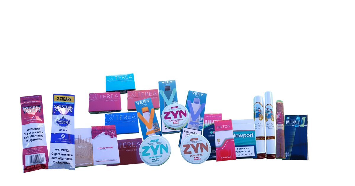 Zigaretten und Tabak im Colmado Blu