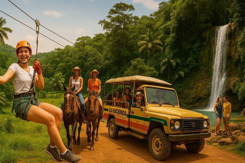 La Hacienda Park – Excursión de un día con acción y sabor